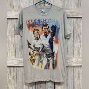 Pacific Buck Rogers Graphic Tee - Light Gray Sz L